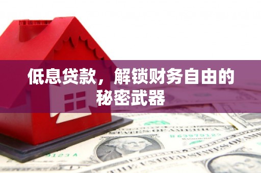 鄂伦春低息贷款，解锁财务自由的秘密武器