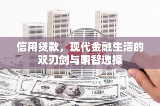 特克斯信用贷款，现代金融生活的双刃剑与明智选择