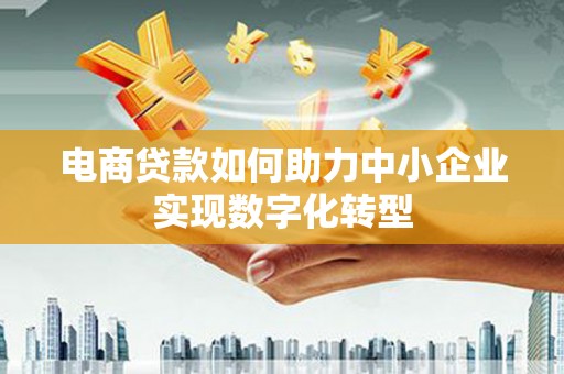海拉尔电商贷款如何助力中小企业实现数字化转型