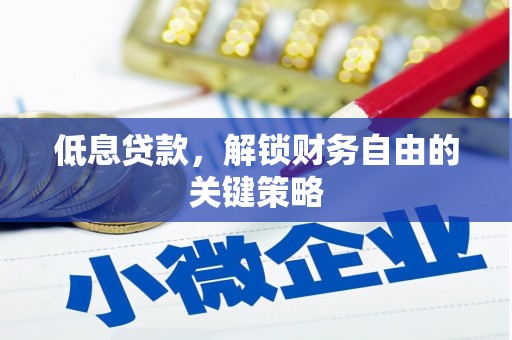 乌伊岭低息贷款，解锁财务自由的关键策略
