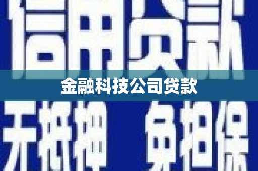 英德金融科技公司贷款