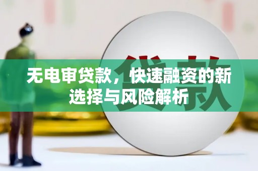巩留无电审贷款，快速融资的新选择与风险解析