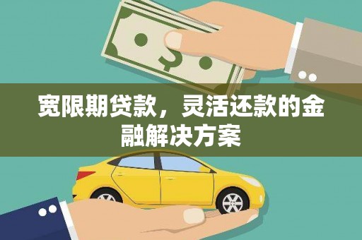 沙依巴克宽限期贷款，灵活还款的金融解决方案