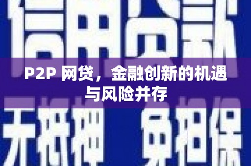 玉山P2P 网贷，金融创新的机遇与风险并存