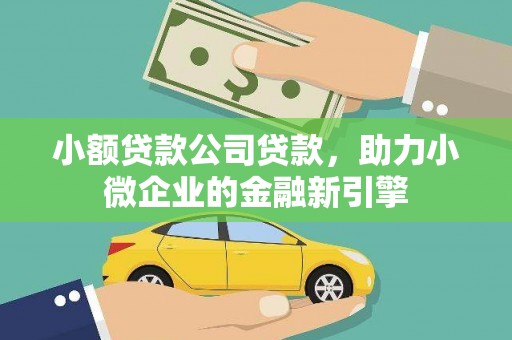 六甲小额贷款公司贷款，助力小微企业的金融新引擎
