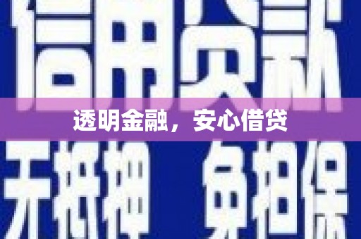 兴国透明金融，安心借贷