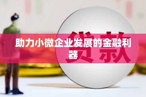 雅江助力小微企业发展的金融利器