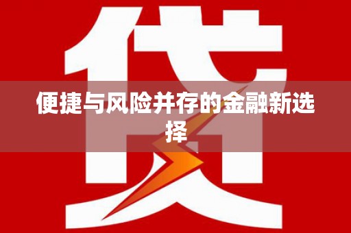 白沙便捷与风险并存的金融新选择